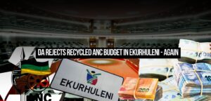 DA rejects recycled ANC budget in Ekurhuleni – again