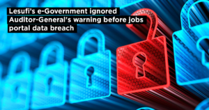 Lesufi’s e-Government ignored Auditor-General’s warning before jobs portal data breach