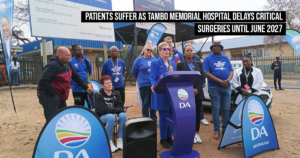 Patients suffer as Tambo Memorial Hospital delays critical surgeries until June 2027