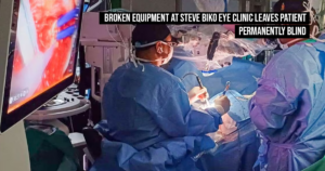 Broken equipment at Steve Biko Eye Clinic leaves patient permanently blind