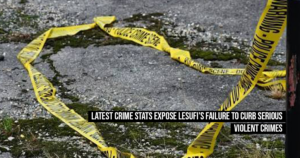 Latest crime stats expose Lesufi’s failure to curb serious violent crimes