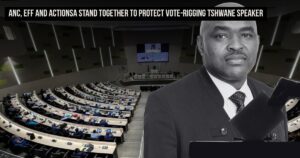 ANC, EFF and ActionSA stand together to protect vote-rigging Tshwane Speaker