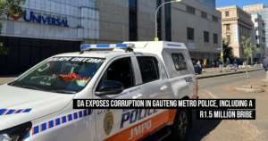 DA exposes corruption in Gauteng Metro Police, including a R1.5 million bribe