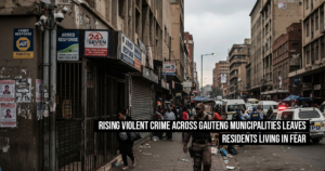 Rising violent crime across Gauteng municipalities leaves residents living in fear