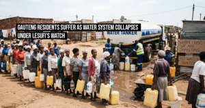 Gauteng residents suffer as water system collapses under Lesufi’s watch