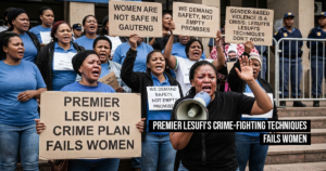 Premier Lesufi’s crime-fighting techniques fails women