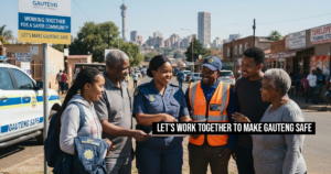 Let’s work together to make Gauteng safe