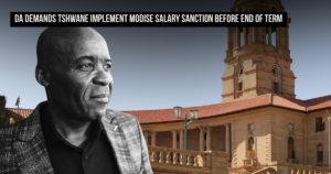 DA demands Tshwane implement Modise salary sanction before end of term
