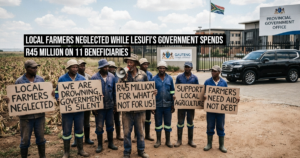 Local farmers neglected while Lesufi’s government spends R45 million on 11 beneficiaries