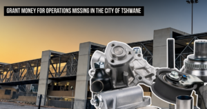 Grant money for operations missing in the City of Tshwane