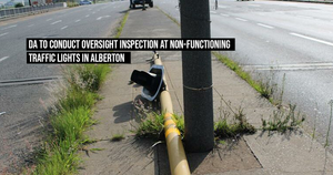 DA to conduct oversight inspection at non-functioning traffic lights in Alberton