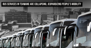 Bus services in Tshwane are collapsing, jeopardizing people’s mobility