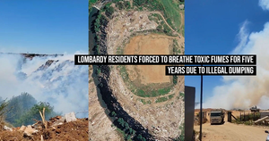 Lombardy residents forced to breathe toxic fumes for five years due to illegal dumping