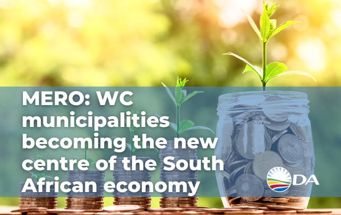 MERO: WC municipalities becoming the new centre of the South African economy