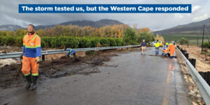 The storm tested us, but the Western Cape responded