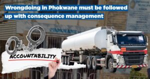 Wrongdoing in Phokwane must be followed up with consequence management