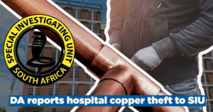 DA reports hospital copper theft to SIU