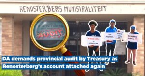 DA demands provincial audit by Treasury as Renosterberg’s account attached again