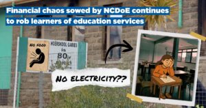 Financial chaos sowed by NCDoE continues to rob learners of education services