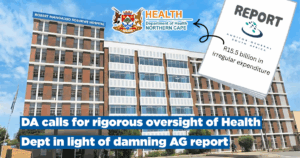 DA calls for rigorous oversight of Health Dept in light of damning AG report