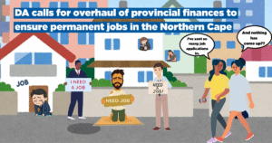 DA calls for overhaul of provincial finances to ensure permanent jobs in the Northern Cape