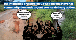 DA intensifies pressure on Ga-Segonyana Mayor as community demands urgent service delivery action