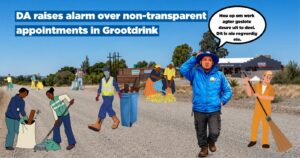 DA raises alarm over non-transparent appointments in Grootdrink
