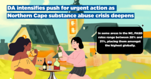 DA intensifies push for urgent action as Northern Cape substance abuse crisis deepens
