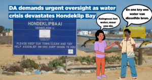 DA demands urgent oversight as water crisis devastates Hondeklip Bay