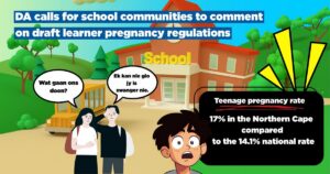 DA calls for school communities to comment on draft learner pregnancy regulations
