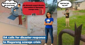 DA calls for disaster response to Magareng sewage crisis