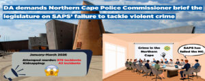 DA demands Northern Cape Police Commissioner brief the legislature on SAPS’ failure to tackle violent crime