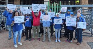 Hands off our children: DA protests against child murder outside Kimberley Court