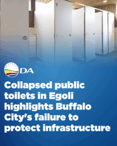 Collapsed public toilets in Egoli highlights Buffalo City&#8217;s failure to protect infrastructure