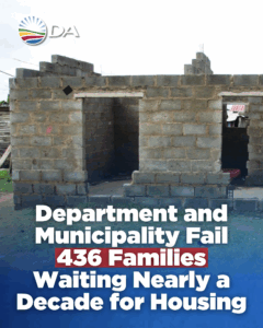 Department and Municipality’s failure deprive hundreds of families of housing