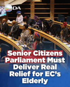 Senior Citizens Parliament must deliver practical relief for older persons who carry this province on their backs