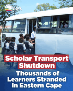 Scholar transport shutdown leaves learners stranded as crisis deepens