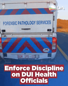 Health officials must face consequences for driving under the influence in state vehicles