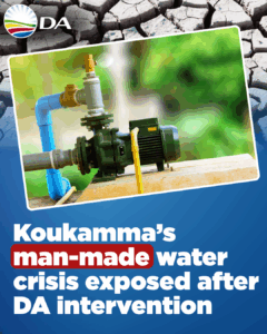 Koukamma’s man-made water crisis exposed after DA intervention