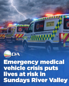 Emergency medical vehicle crisis puts lives at risk in Sundays River Valley