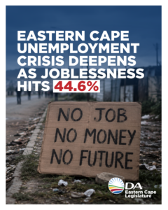 Joblessness stranglehold on Eastern Cape worsens as unemployment reaches catastrophic levels