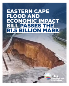 Premier Mabuyane must account as Eastern Cape flood damage bill climbs past R1.5 billion