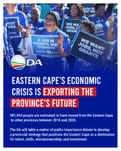 Eastern Cape’s economic crisis is exporting the province’s future