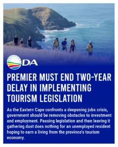 Premier must end two-year delay in implementing tourism legislation