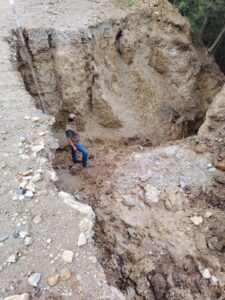 Deteriorating roads damage vehicles and threaten local livelihoods