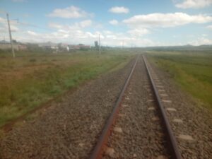 Unfenced railway tracks in Dihlabeng, adjacent to residential areas, are a cause for concern