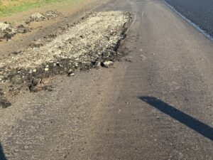 Dangerous condition of the R76 between Kroonstad and Steynsrus needs urgent intervention