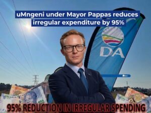 uMngeni under Mayor Pappas reduces irregular expenditure by 95%