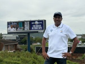 DA unveils Durban billboard tackling water tanker mafia political enablers
